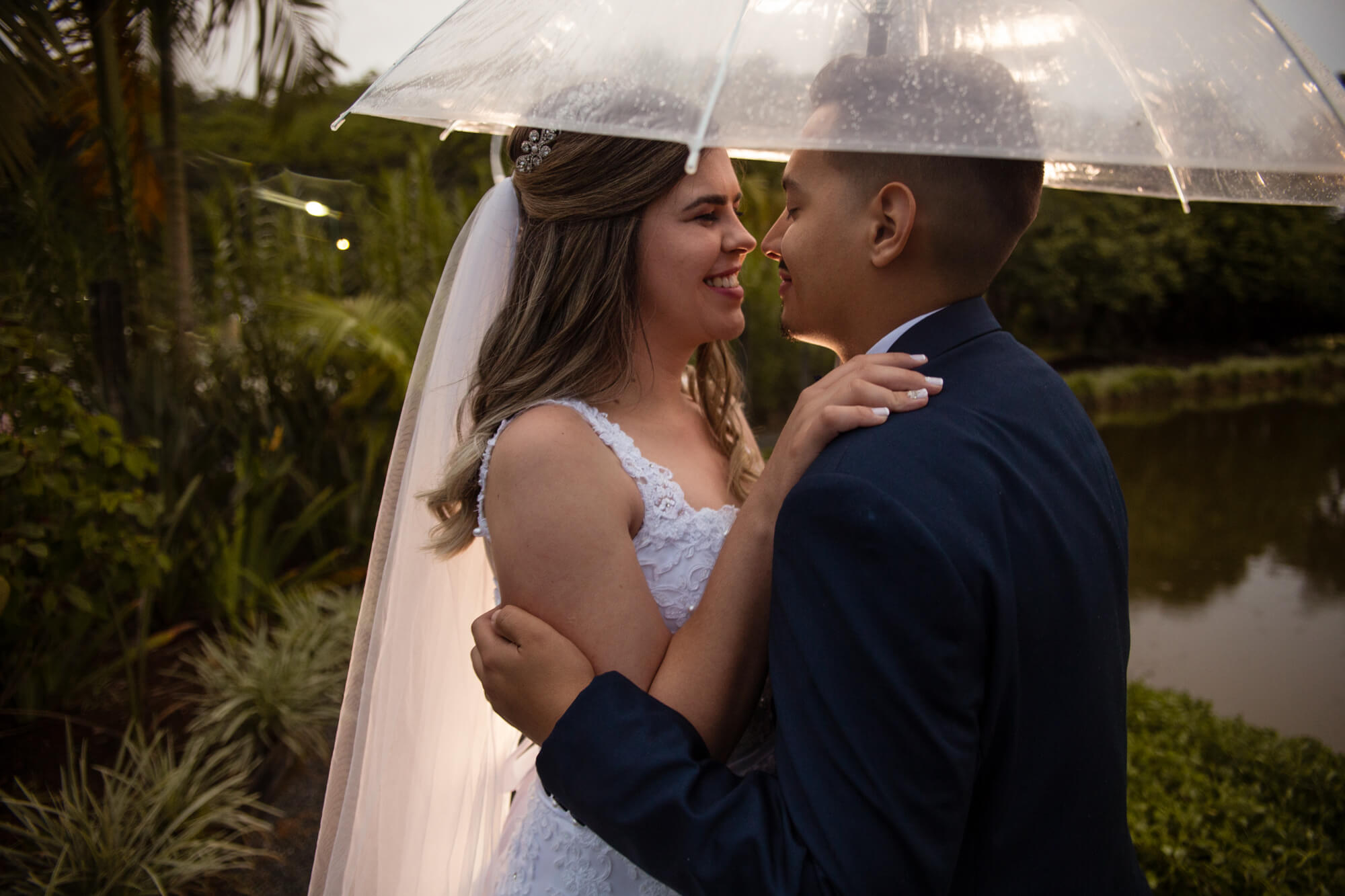casamento com chuva joinville