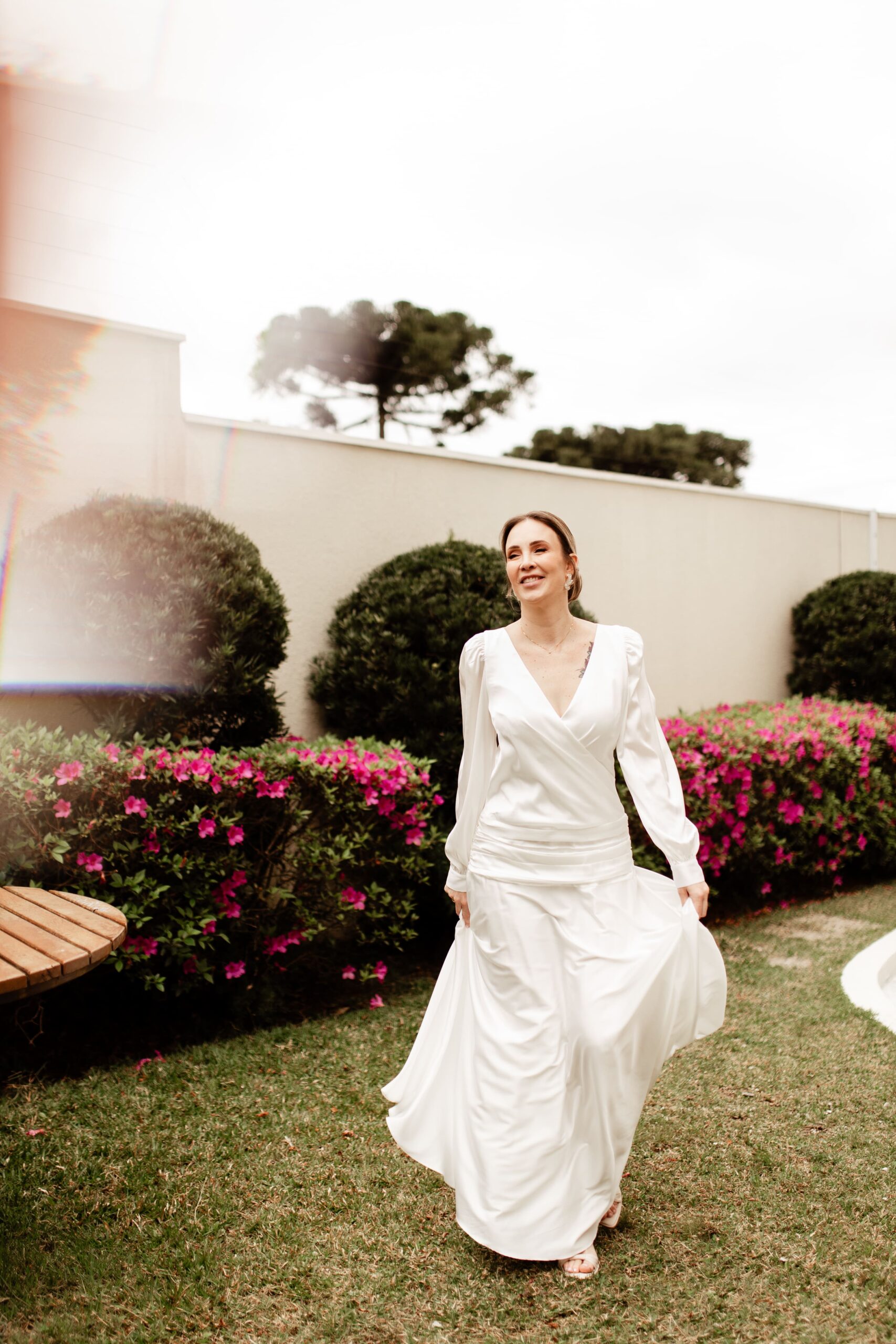 vestido de noiva minimalista