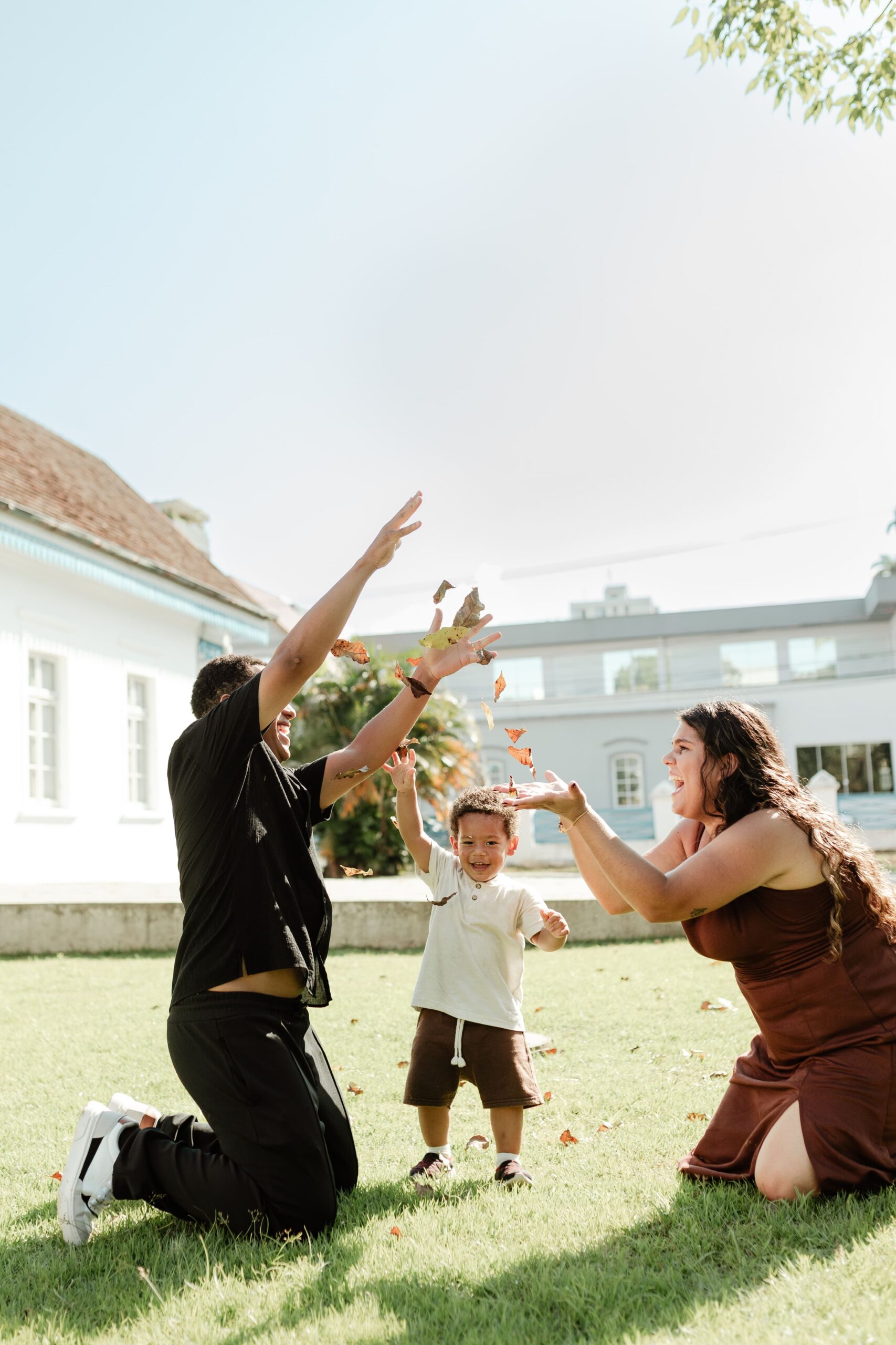 ensaio em familia ao ar livre