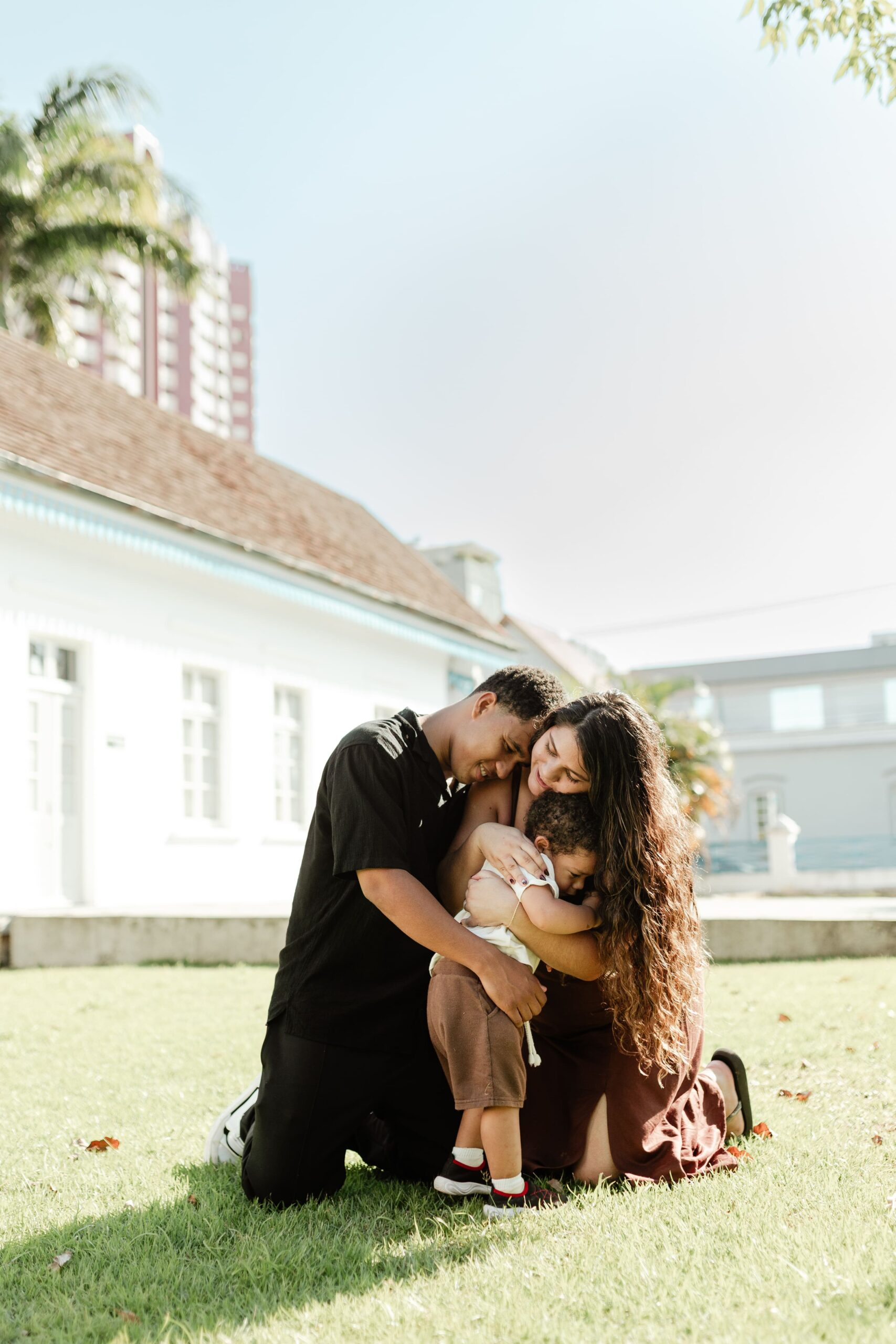 ensaio em familia ao ar livre
