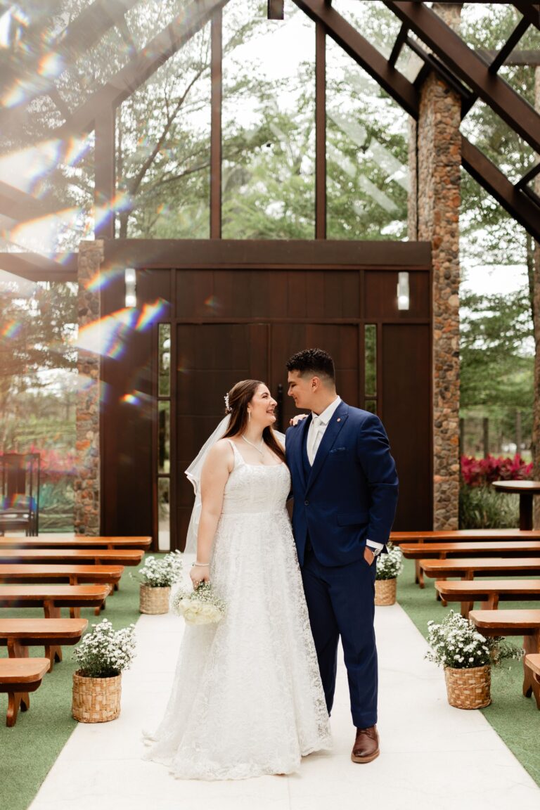 casamento de dia capela de vidro